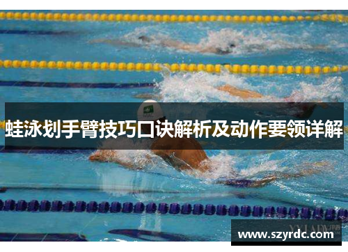 蛙泳划手臂技巧口诀解析及动作要领详解